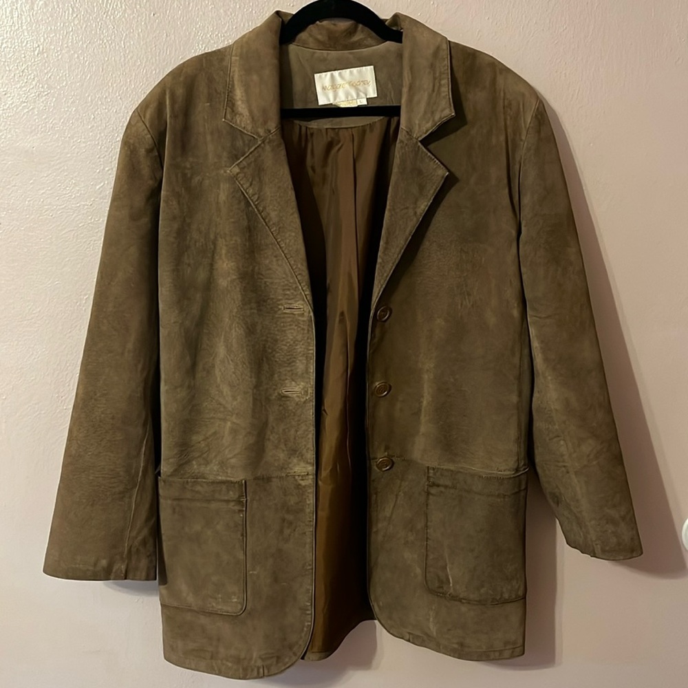 vintage leather jacket